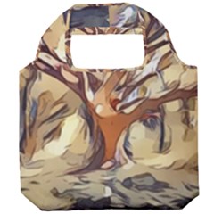 Tree Forest Woods Nature Landscape Foldable Grocery Recycle Bag by Semog4