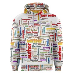 Writing Author Motivation Words Men s Overhead Hoodie by Semog4