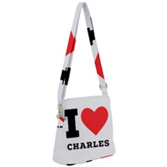 I Love Charles  Zipper Messenger Bag by ilovewhateva
