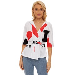 I Love Charles  Lightweight Drawstring Hooded Top by ilovewhateva