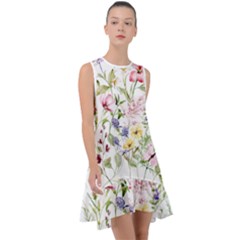 Bunch Of Flowers Frill Swing Dress by zappwaits