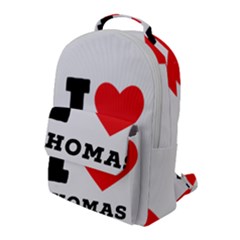 I Love Thomas Flap Pocket Backpack (large) by ilovewhateva