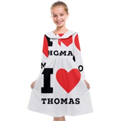 I Love Thomas Kids  Midi Sailor Dress by ilovewhateva