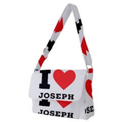 I Love Joseph Full Print Messenger Bag (m) by ilovewhateva
