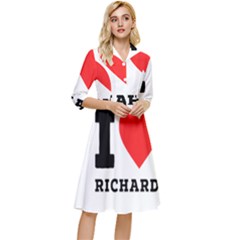 I Love Richard Classy Knee Length Dress by ilovewhateva
