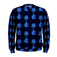 Flower Vase Pattern Men s Sweatshirt