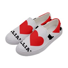 I Love William Women s Canvas Slip Ons by ilovewhateva