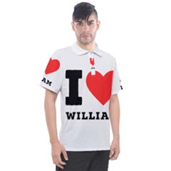 I Love William Men s Polo Tee by ilovewhateva