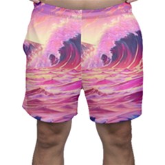 Wave Waves Ocean Sea Men s Shorts by Ravend