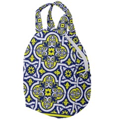 Tiles Panel Decorative Decoration Traditional Pattern Travel Backpacks by Ravend