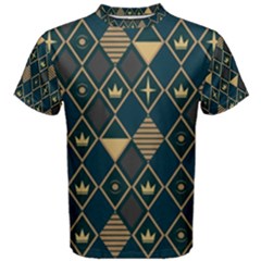 Background Non Seamless Pattern Men s Cotton Tee