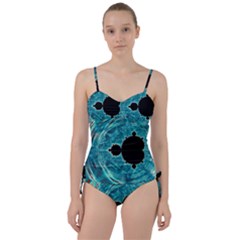 Fractal Abstract Background Sweetheart Tankini Set