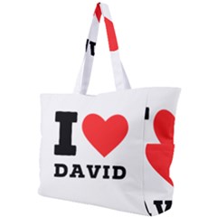 I Love David Simple Shoulder Bag by ilovewhateva