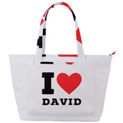 I Love David Back Pocket Shoulder Bag  by ilovewhateva