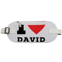 I Love David Rounded Waist Pouch by ilovewhateva