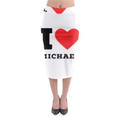 I Love Michael Midi Pencil Skirt by ilovewhateva