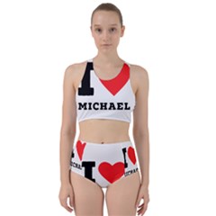 I Love Michael Racer Back Bikini Set by ilovewhateva