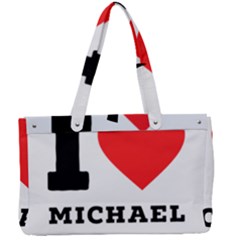 I Love Michael Canvas Work Bag by ilovewhateva