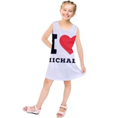 I Love Michael Kids  Tunic Dress by ilovewhateva