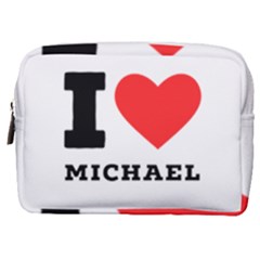 I Love Michael Make Up Pouch (medium) by ilovewhateva