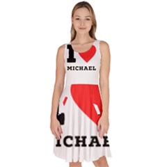 I Love Michael Knee Length Skater Dress With Pockets by ilovewhateva