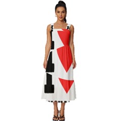 I Love Michael Square Neckline Tiered Midi Dress by ilovewhateva