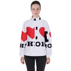 I Love John Women s High Neck Windbreaker by ilovewhateva