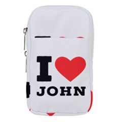 I Love John Waist Pouch (small) by ilovewhateva