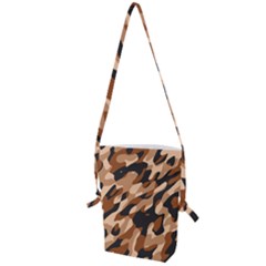 Abstract Camouflage Pattern Folding Shoulder Bag by Jack14