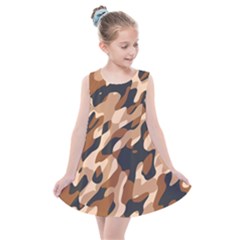 Abstract Camouflage Pattern Kids  Summer Dress by Jack14