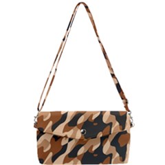 Abstract Camouflage Pattern Removable Strap Clutch Bag by Jack14