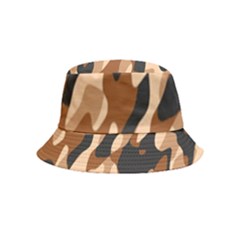 Abstract Camouflage Pattern Bucket Hat (Kids)