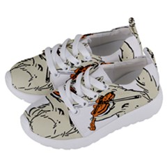 Cat Playing The Violin Art Kids  Lightweight Sports Shoes by oldshool