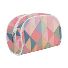 Background Geometric Triangle Make Up Case (small) by Semog4