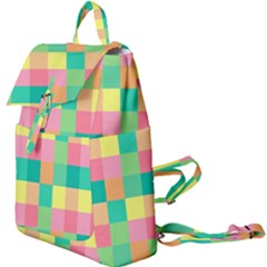 Checkerboard-pastel-squares- Buckle Everyday Backpack