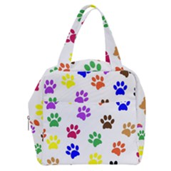 Pawprints-paw-prints-paw-animal Boxy Hand Bag by Semog4