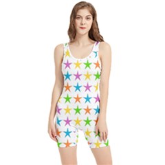 Star-pattern-design-decoration Women s Wrestling Singlet