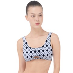 Square-diagonal-pattern-monochrome The Little Details Bikini Top by Semog4