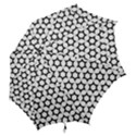 Pattern-star-repeating-black-white Hook Handle Umbrellas (Small) View2
