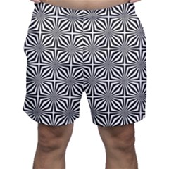 Background-pattern-halftone Men s Shorts by Semog4