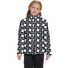 Ellipse-pattern-background Kids  Puffer Bubble Jacket Coat by Semog4