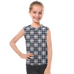 Pattern-vector-halftone-wallpaper Kids  Mesh Tank Top by Semog4