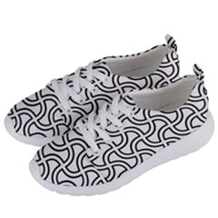 Pattern-monochrome-repeat- Women s Lightweight Sports Shoes by Semog4