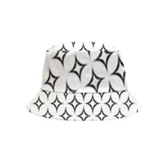 Star-curved-pattern-monochrome Bucket Hat (kids) by Semog4