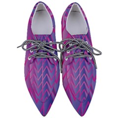 Geometric-background-abstract Pointed Oxford Shoes by Semog4