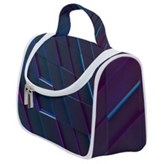 Glass-scifi-violet-ultraviolet Satchel Handbag by Semog4