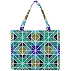 Mosaic-triangle-symmetry- Mini Tote Bag by Semog4