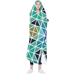 Mosaic-triangle-symmetry- Wearable Blanket by Semog4