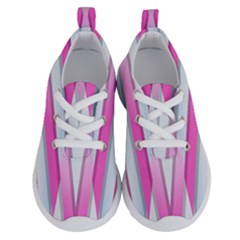 Geometric-3d-design-pattern-pink Running Shoes
