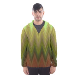 Zig Zag Chevron Classic Pattern Men s Hooded Windbreaker by Semog4